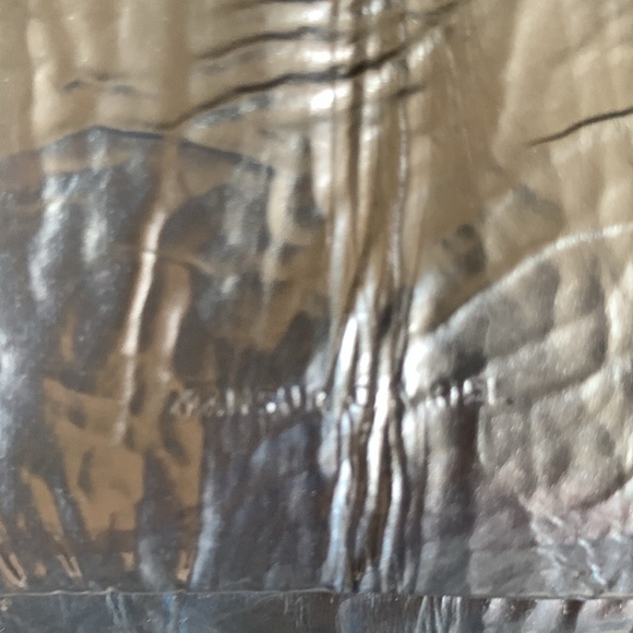 Mansur Gavriel Mini Cloud Crinkled Metallic Clutch - Picture 13 of 13